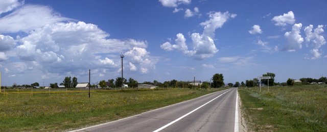фотография: въезд в село Новодевичье